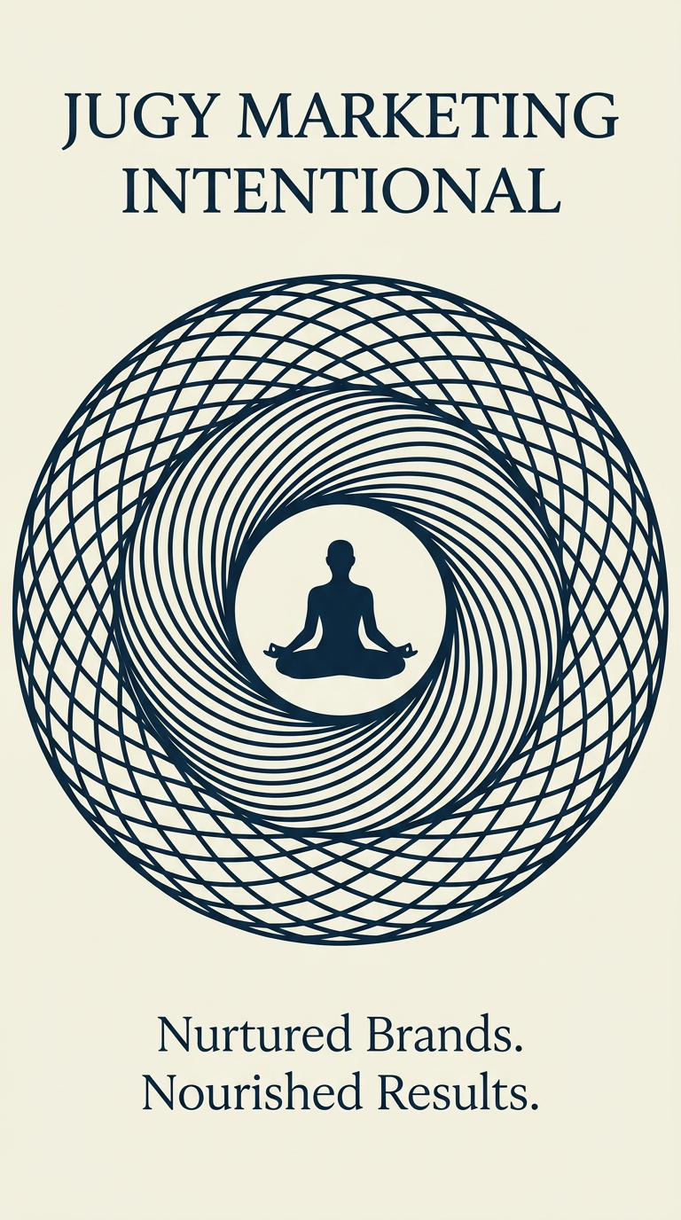 Jugy Marketing Intentional concentric rings emblem